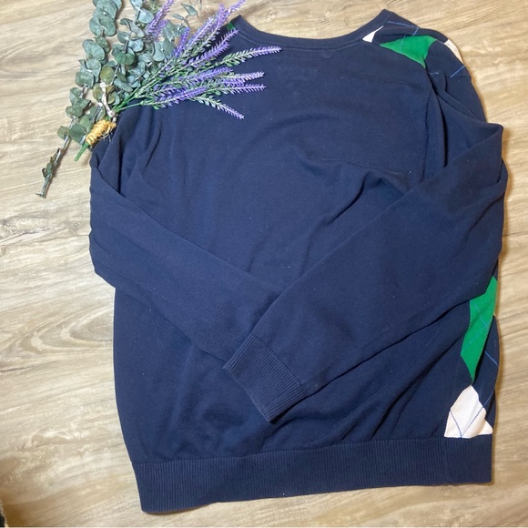 Tommy Hilfiger Argyle Sweater Green and blue - Picture 2 of 3